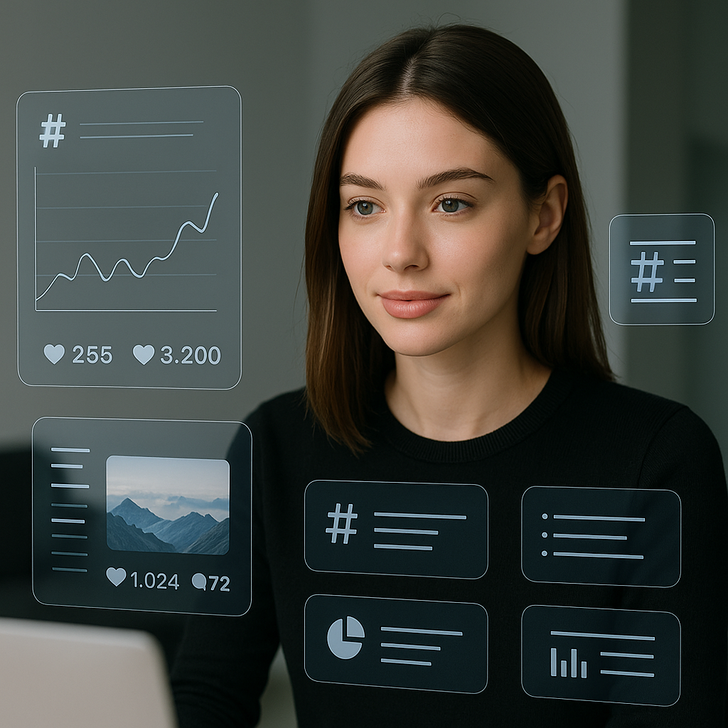 Agente Digital de Marketing analizando tendencias